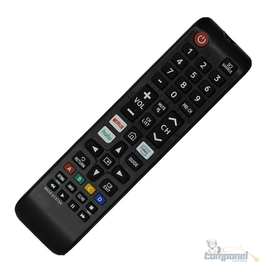 Controle Remoto Para Tv Samsung Smart Com Netflix RBR-9054
